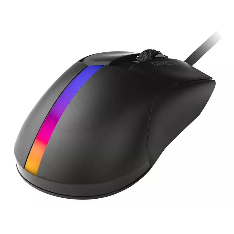 Rato Tracer 47416 Gamezone Cool preto RGB USB