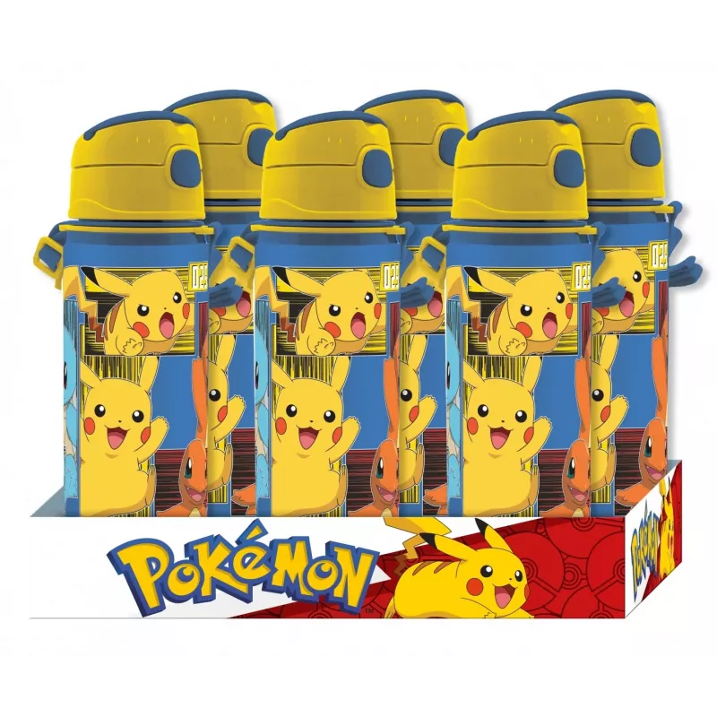 Garrafa de alumínio 600 ml Pokemon