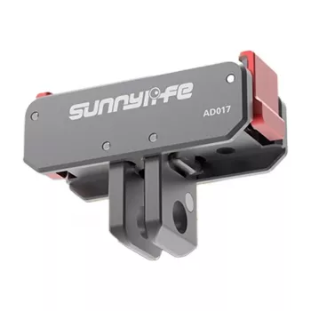 Adaptador giratório magnético de 180° Sunnylife AD017 para câmaras de ação desportiva, rotação de 180°