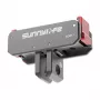 Adaptador giratório magnético de 180° Sunnylife AD017 para câmaras de ação desportiva, rotação de 180°