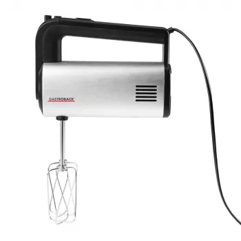 Gastroback 40983 Design Handmixer Pro batedeira de mão, preto/prateado