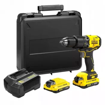 Berbequim aparafusador sem escovas 18V FATMAX V20 2x2.0Ah mala