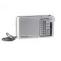 Rádio analógico portátil Panasonic RF-P150DEG prateado