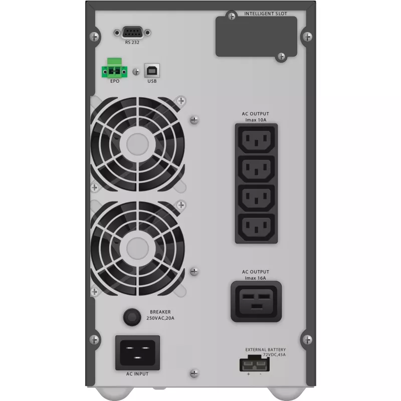 PowerWalker VFI 3000 TGB dupla conversão (Online) 3 kVA 2700 W 5 saídas AC