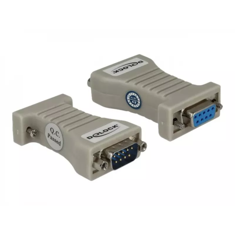 DeLOCK 62920 Conversor série de RS-232 DB9 fêmea para RS-422/485 DB9 macho, ESD 15 kV