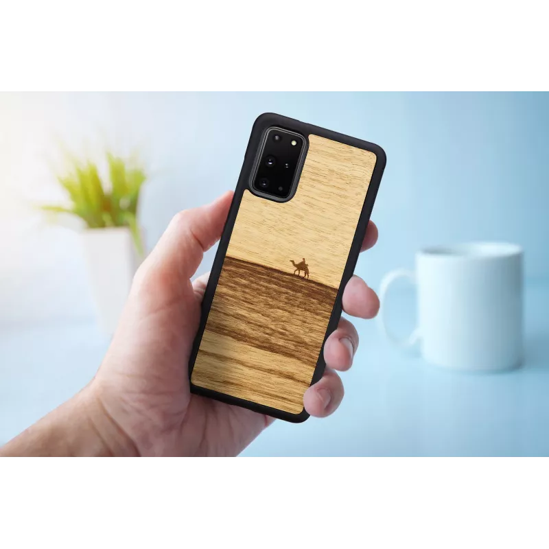 Capa para smartphone Man and Wood Galaxy S20+ Terra preto capa de proteção para Samsung Galaxy S20+