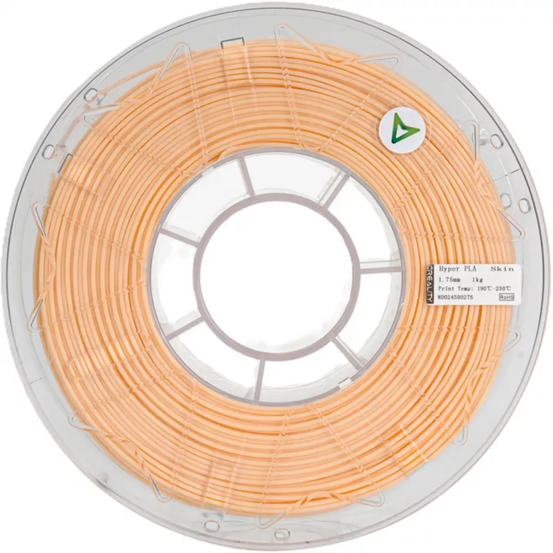 Bobina de filamento Creality PLA bege 1 kg — material de impressão 3D