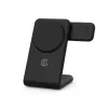 Carregador de interior Crong CRG-MSPS-BLK para smartwatch preto Lightning USB sem fios