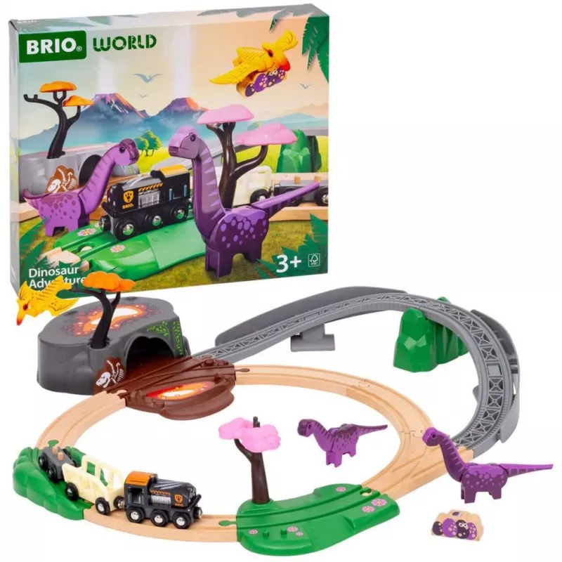Brio World conjunto de aventura dos dinossauros, via