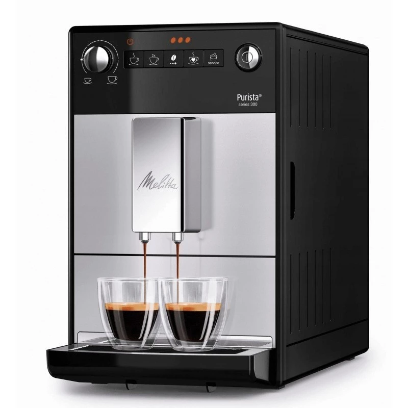 Máquina de café de grão Melitta Purista Series 300 F23/0-101 - prateado