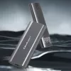 Caixa | compartimento NV2271 para disco M.2 SSD | SATA | NVMe | USB-C | 2TB