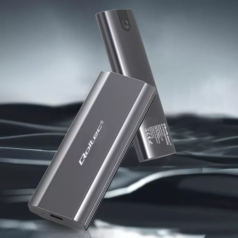 Caixa | compartimento NV2271 para disco M.2 SSD | SATA | NVMe | USB-C | 2TB