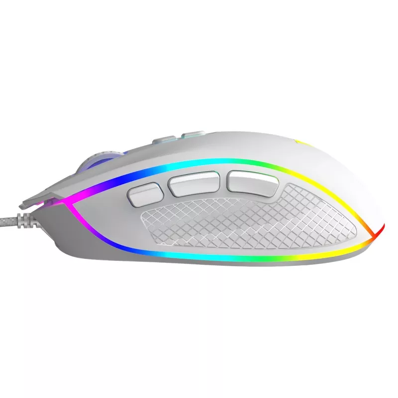 Rato ótico com fio MODECOM Volcano Veles (branco) — modelo M-MC-VELES-200