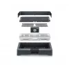 Grelhador de mesa elétrico Severin PG8567 Barbecue & Grill preto 2200 W (PG8567)