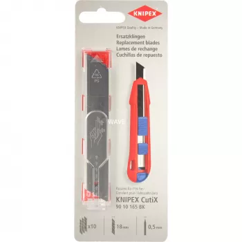 Faca multiferramenta Knipex 90 10 165 E02 aço inoxidável 119mm
