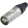 Conector de fio Neutrik NE8MX6-T RJ-45 alumínio - preto (NE8MX6-T)