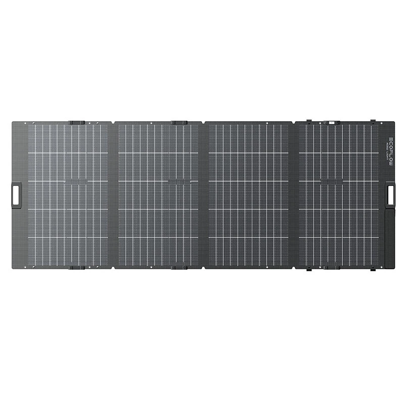 Painel solar leve EcoFlow 400W silício monocristalino