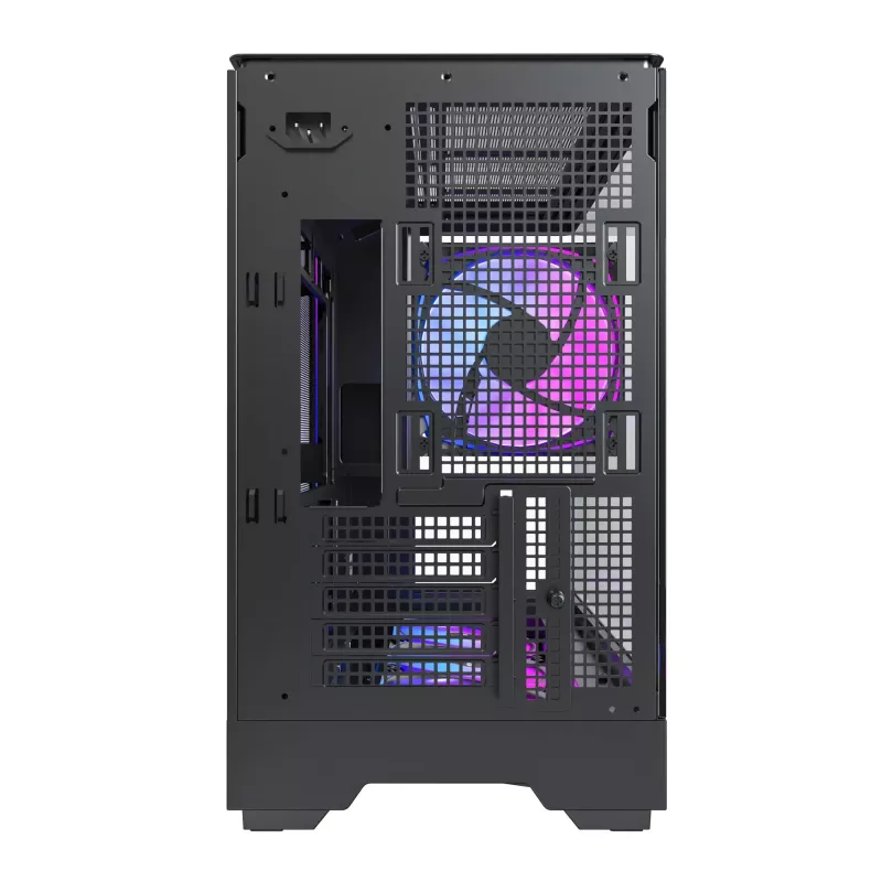 Caixa para PC Montech KING 15 PRO preto — Midi-Tower para micro ATX / Mini-ITX