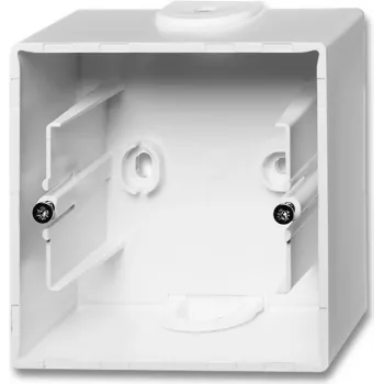 Calha de cabos Busch-Jaeger 2CKA001799A0897, branco, 80×43×80 mm