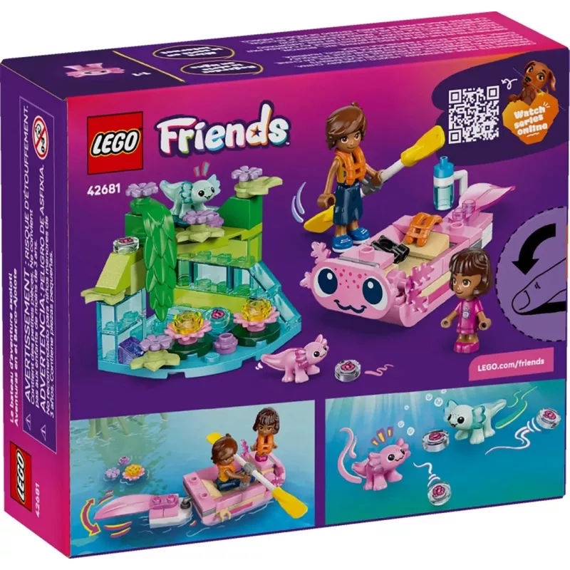 LEGO FRIENDS 42681 Barco de Aventura dos Axolotes