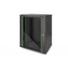 DIGITUS Dynamic Basic DN-19 16-U-EC-SW - armário - armário de rede - adequado para montagem na parede - RAL 9005 - 16U - 48,3 cm (19 polegadas)