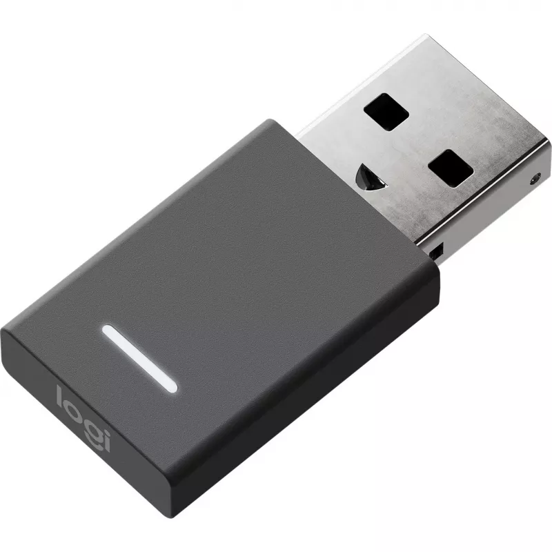 Logitech Unifying + Audio Receiver UC - Recetor de áudio sem fios para headset, rato, teclado (981-00