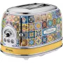 Ariete 155 Torradeira Positano, 810 W, 2 fatias, 6 níveis de tostagem, gaveta para migalhas, função de descongelação, ejeção automática, sem pinças