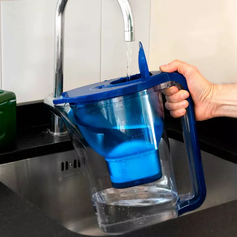 Filtro de água de mesa JATA HJAR1003 3,5 L azul transparente