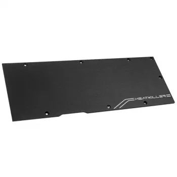 Backplate Watercool 16070 — componente de sistema de refrigeração para computador em alumínio, preto, 1 unid.