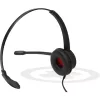 Headset USB mono Plusonic 10.1P — headset USB de uma orelha compatível com Teams e Skype