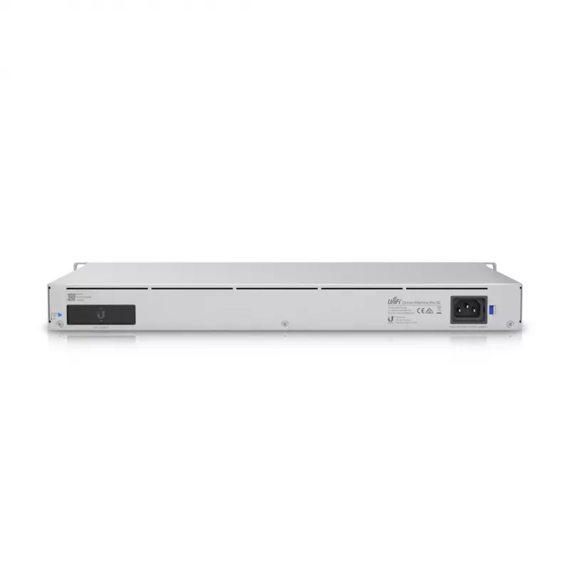Gateway Ubiquiti UDM-SE UniFi Dream Machine Special Edition, rack 1U, 8x RJ-45 PoE, WAN 2,5GbE + 10G SFP+, CPU de 1,7 GHz, 4 GB DDR4, SSD de 128 GB, baia para HDD de 3,5", ecrã tátil de 1,3"