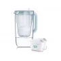 Jarra de filtragem de água BRITA Glass Kanne ONE com 2 x cartuchos MAXTRA+ PRO (modelo 126032)