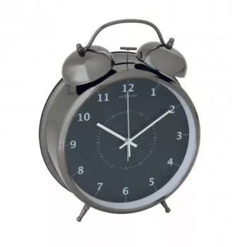 Relógio NeXtime 5113zw Wake Up Alarm, 23x30, Preto/Turquesa