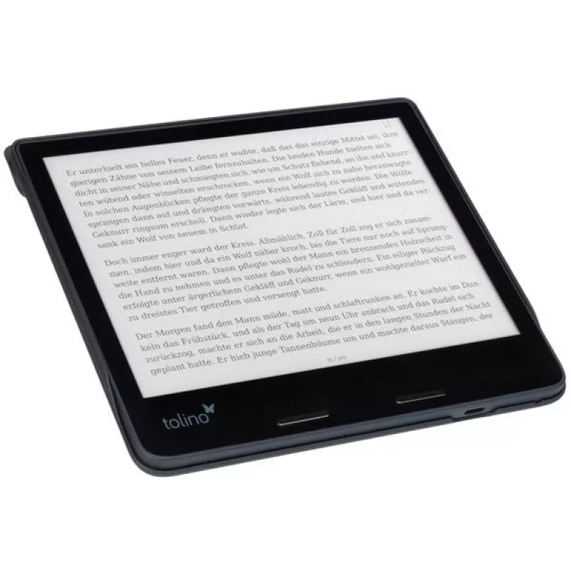 Capa protetora Origami para leitor de e-books Tolino Epos 3 preta