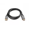 Cabo DisplayPort(M)-HDMI(M) 1 m 4K preto e prateado