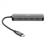 Goobay hub USB slim de 4 portas USB-C macho 10 Gbit/s - -ficha> 4x (76565)