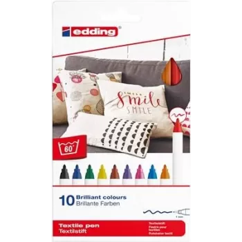 Marcador multicolor Edding 4600 10 unid. cores de escrita multicolor