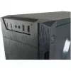 LC Power Classic 7040B - MDT - ATX - sem fonte de alimentação - preto, alumínio escovado / preto - USB/áudio