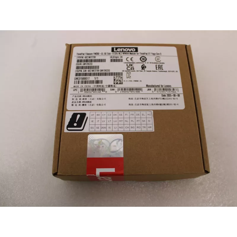 ESGOTADO. | Módulo WWAN M.2 5G Sub-6 GHz Lenovo | ThinkPad Fibocom FM350-GL | USADO