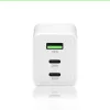 Carregador everActive SQ-655Q 65W, 1×USB-A + 2×USB-C carregamento rápido