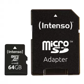 Cartão MicroSD Intenso 64GB MicroSDXC Class 10