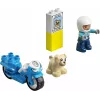 Conjunto de mota de brinquedo LEGO Duplo Polícia 10967 com rodas móveis e figura de polícia