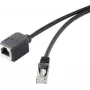 Cabo de extensão Ethernet Renkforce 1464710 RJ45 Cat 5e, 3 m, preto