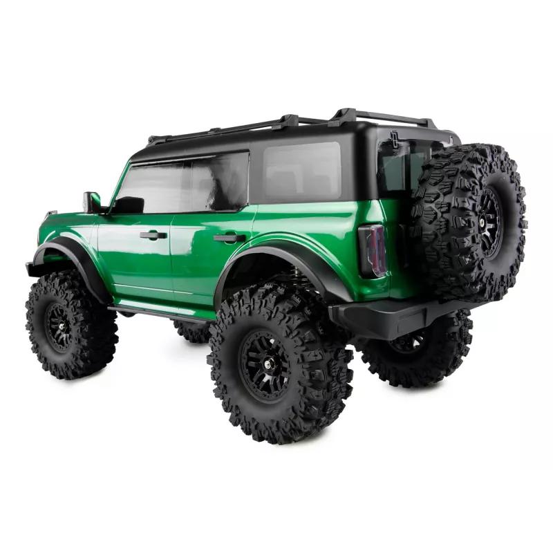 Crawler Amewi AMXRock Caballo 4WD escala 1:10 em verde metálico — veículo offroad radiocontrolado