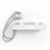 Zalman Reserator5 Z24 ARGB Branco Refrigeração líquida de CPU Radiador de 240 mm 2 ventoinhas de 120 mm