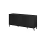 Cama Meble NOVA cómoda 155x40x72 cm, preto mate