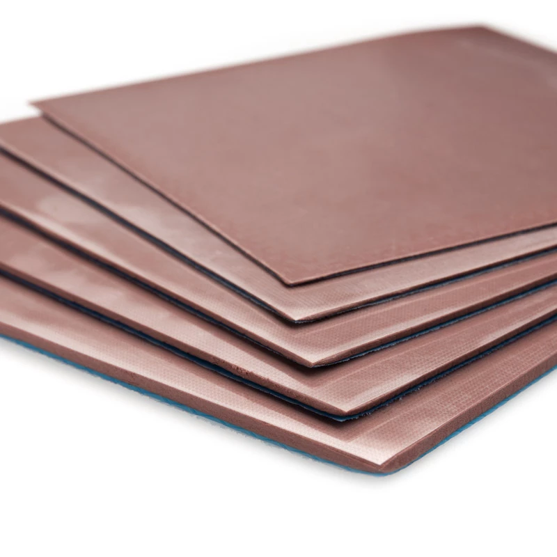 Almofada térmica Thermal Grizzly Minus Pad Extreme, 100×100×0,5 mm, densidade 3,38 g/cm³, azul/rosa
