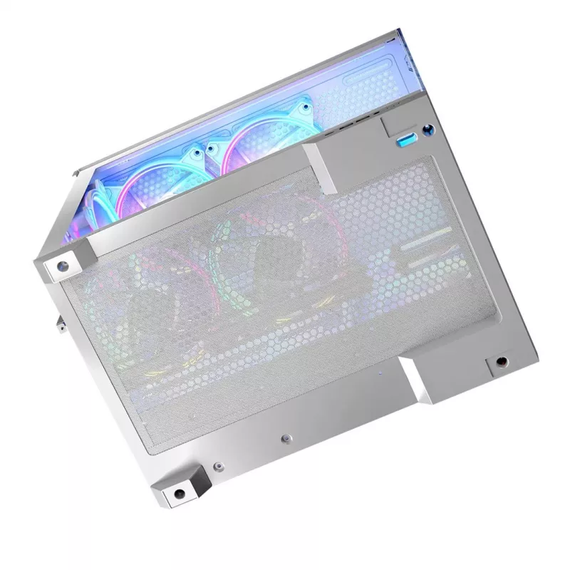 Caixa MODECOM VOLCANO PANORAMA ARGB 5F MIDI BRANCO