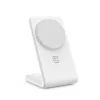 Carregador sem fios Crong CRG-MSS-WHT 10W Carregamento rápido para dispositivos compatíveis com Qi