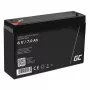 Bateria recarregável de chumbo-ácido selada Green Cell AGM12 6 V 7000 mAh preto
